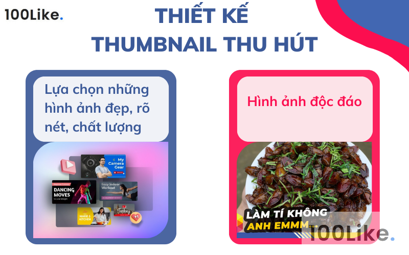 Thiết kế thumbnail thu hút