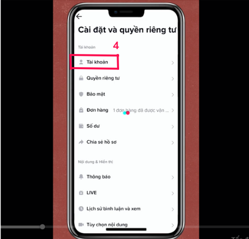 nâng cấp tài khoản Tiktok bước 4