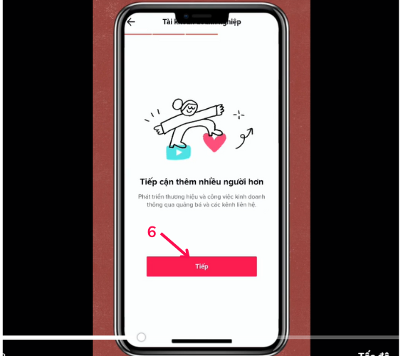 Nâng cấp tài khoản Tiktok bước 6