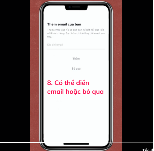 Nâng cấp tài khoản Tiktok bước 8