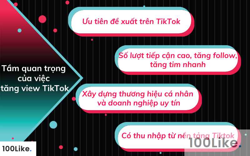 Một kênh TikTok sở hữu lượt view, follow cao mang lại rất nhiều lợi ích