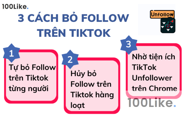 3 cách bỏ Follow trên Tiktok
