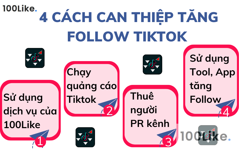 4 cách can thiệp tăng Follow Tiktok