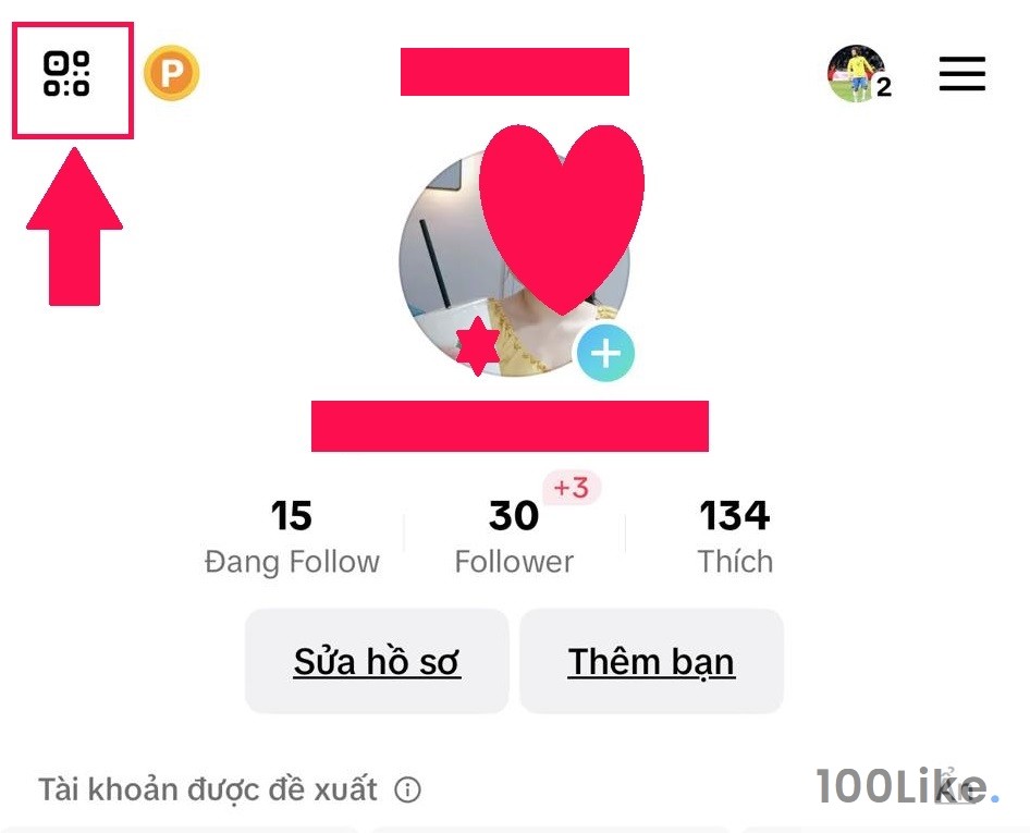 Cách quét mã QR TikTok tìm kiếm tài khoản