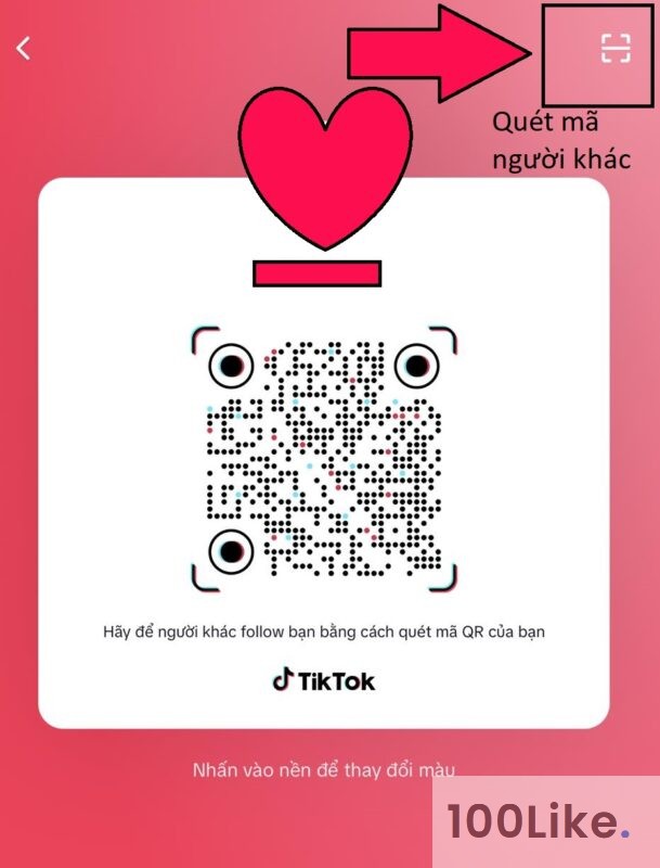 Cách quét mã QR TikTok tìm kiếm tài khoản