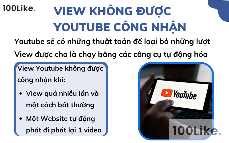 View không được Youtube công nhận