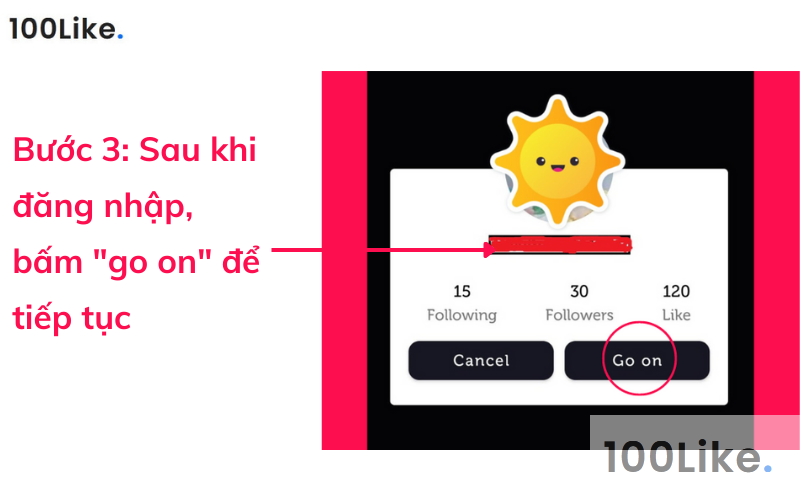 Bước 3: Tikfans - phần mềm Hack Like Tiktok Android, Hack Like Tiktok IOS hiệu quả 