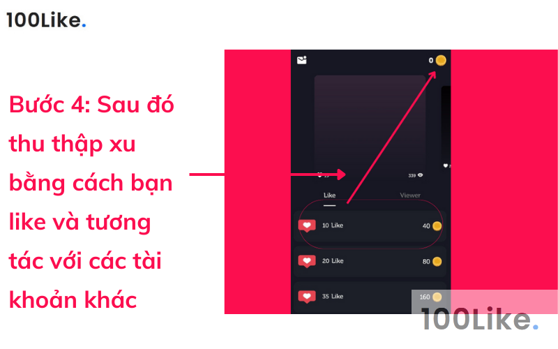 Bước 4: Tikfans - phần mềm Hack Like Tiktok Android, Hack Like Tiktok IOS hiệu quả 