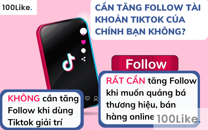 Cần tăng Follow tài khoản Tiktok của chính bạn không?