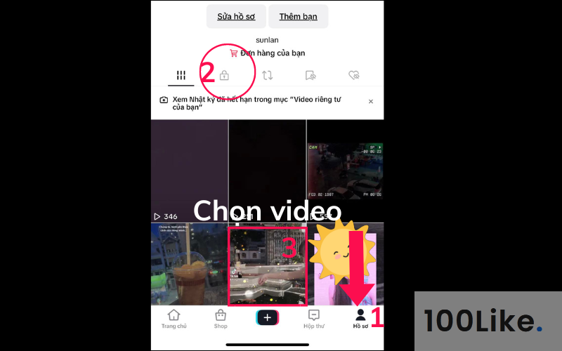 Chế độ đăng của video cũ
