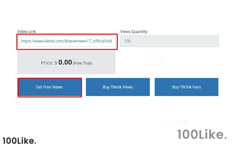 Bạn copy link video TikTok muốn Hack link và dán vào phần mềm