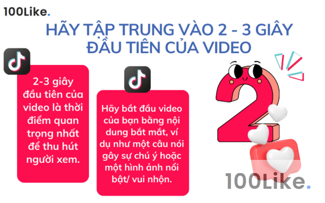Tăng tim trên Tiktok: 10 cách tăng tim cho video của bạn! - 100Like
