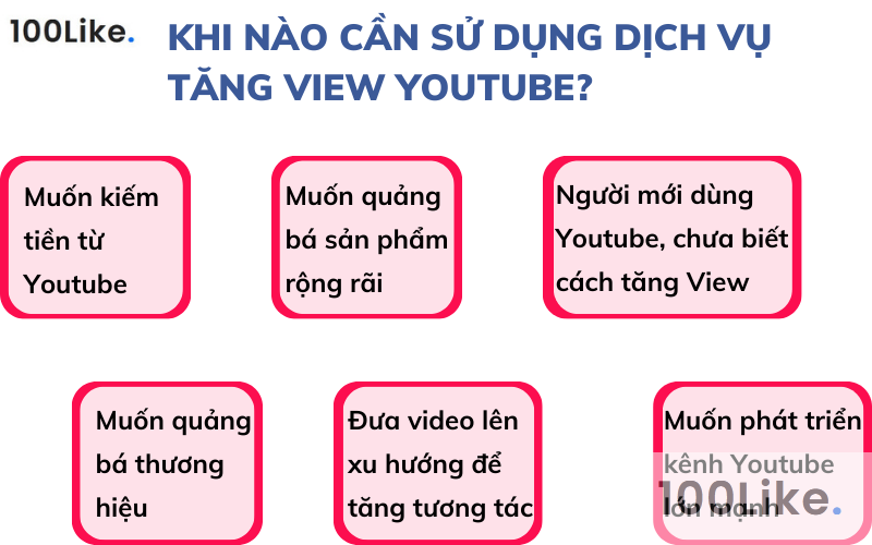 Khi nào cần sử dụng dịch vụ tăng View Youtube?