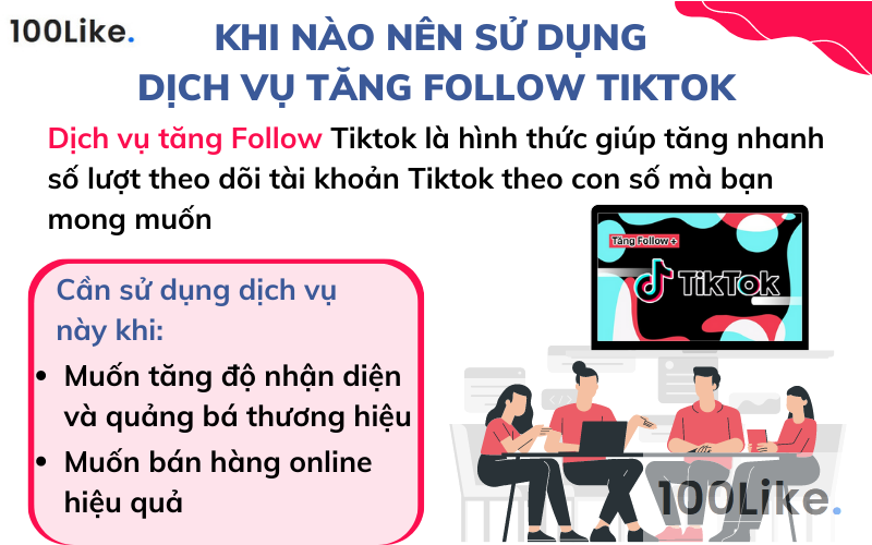 Khi nào nên sử dụng dịch vụ tăng Follow Tiktok?