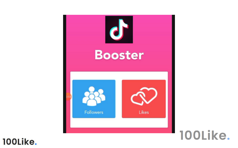 Mở app Tik Booster đã cài đặt lên