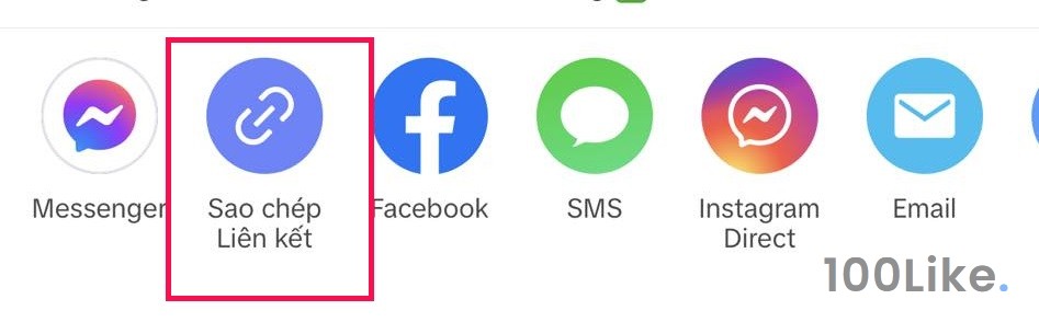 Sao chép để gửi Link tài khoản Tiktok của bạn