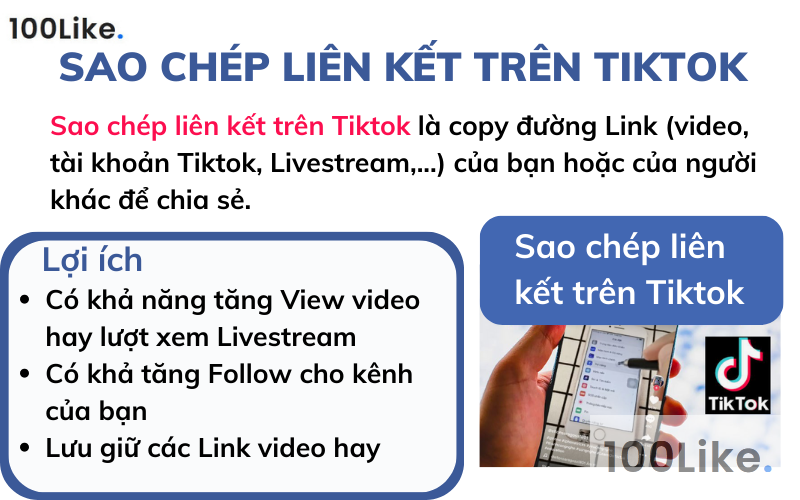 Sao chép liên kết trên Tiktok