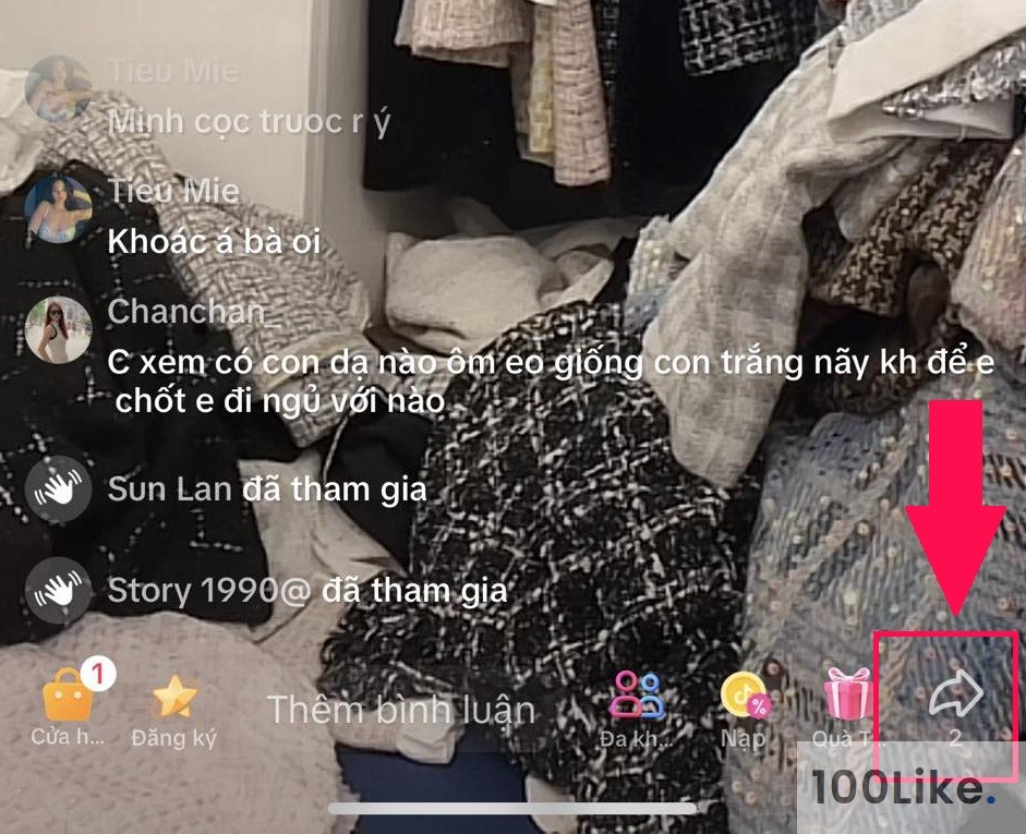 Sao chép liên kết Livestream