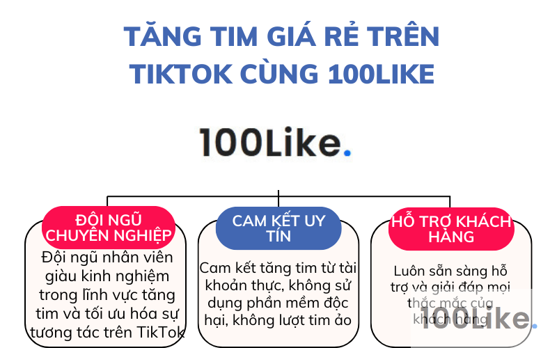 Lý do nhiều người chọn tăng Tim Tiktok của 100Like thay vì các cách tăng Tim khác