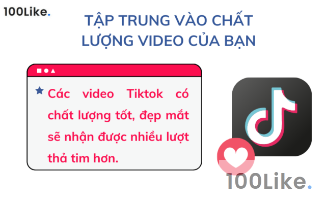 Tăng tim trên Tiktok: 10 cách tăng tim cho video của bạn! - 100Like