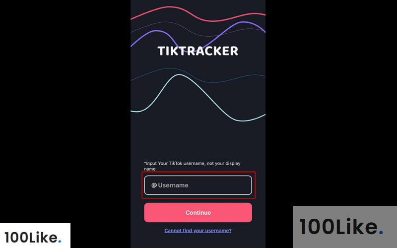 Truy cập app Tikfans Hack.