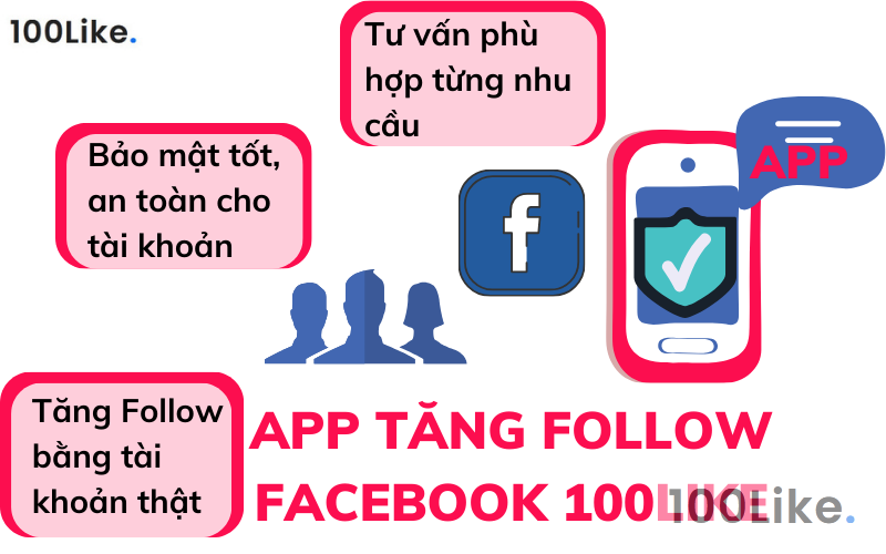 App tăng Follow Facebook 100Like