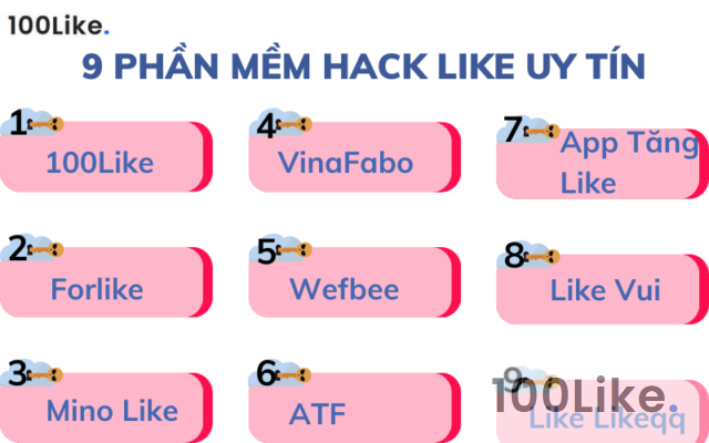 9 phần mềm Hack Like uy tín
