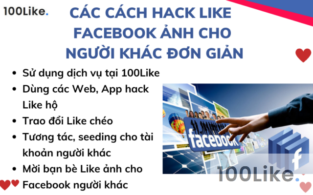 Các cách hack Like Facebook ảnh cho người khác đơn giản