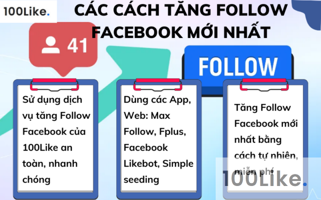 Các cách tăng Follow Facebook mới nhất