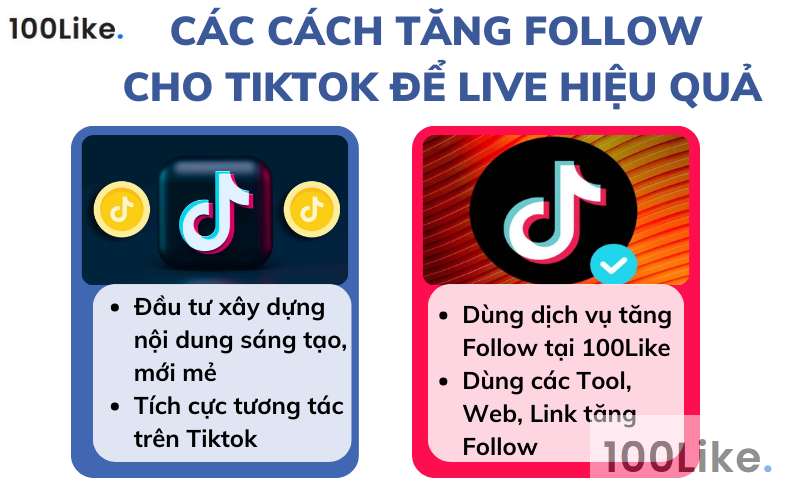 Các cách tăng Follow cho Tiktok để live hiệu quả