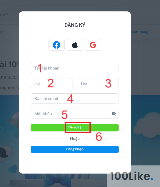 Dịch vụ tăng Follow Facebook của Forlike