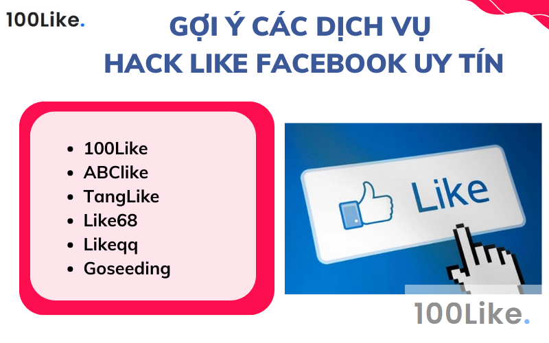 Gợi ý các dịch vụ hack Like Facebook uy tín
