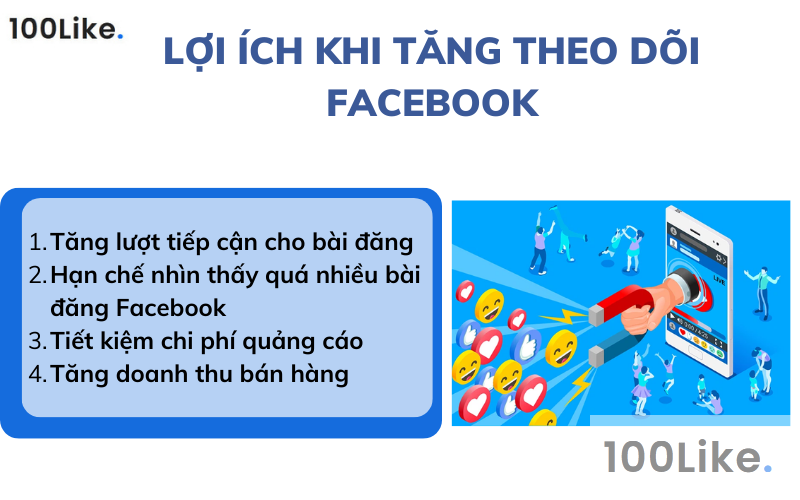 Lợi ích khi tăng theo dõi Facebook cho tài khoản cá nhân/Fanpage