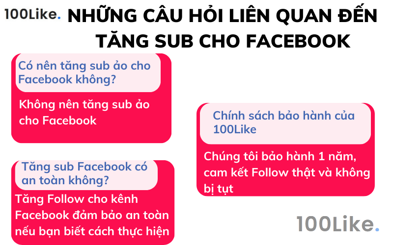Những câu hỏi liên quan đến tăng sub cho Facebook