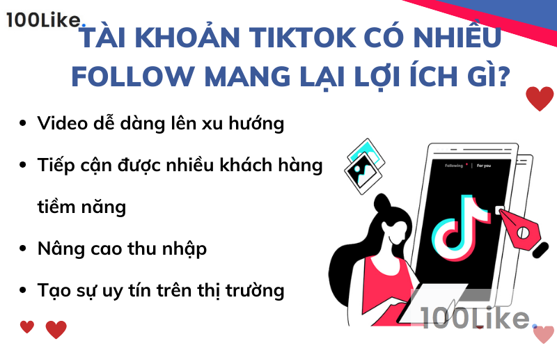Sở hữu tài khoản có lượt Follow cao mang lại những lợi ích gì