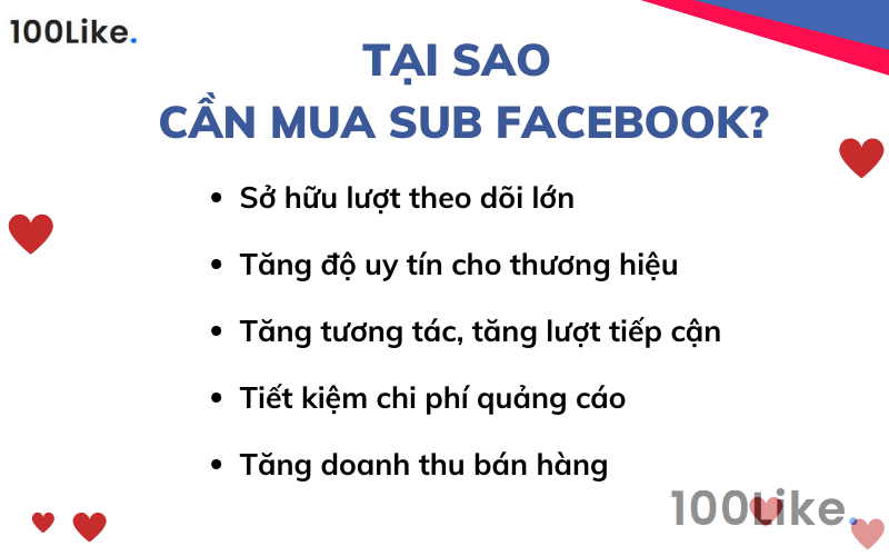 Tại sao cần mua sub Facebook
