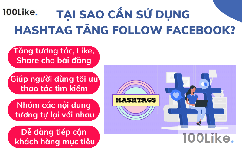 Tại sao cần sử dụng hashtag tăng Follow Facebook