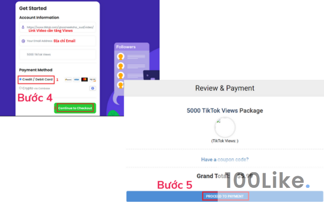 Cách tăng View Tiktok Free dành cho các Tiktoker 100Like