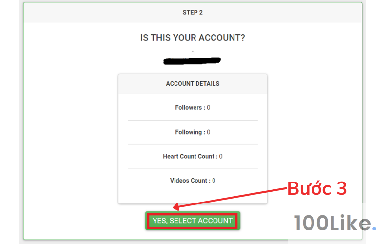 Tăng View Tiktok free – Mytoolstown bước 3