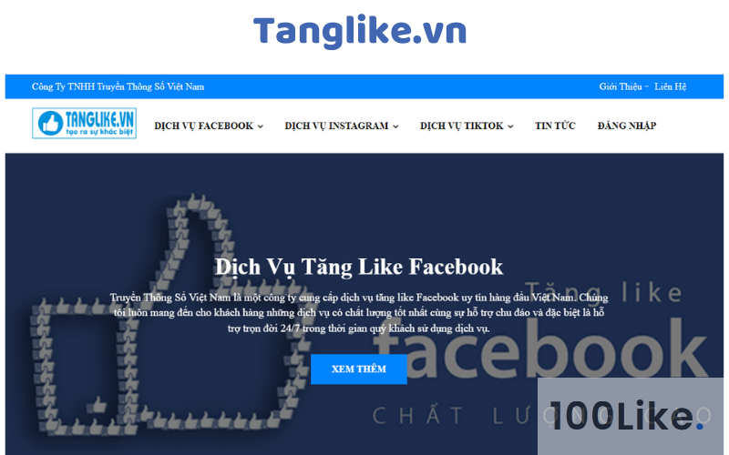 Dịch vụ hack Like Facebook tại TangLike