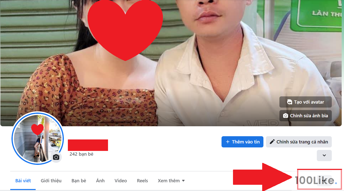Cài đặt cho phép theo dõi tài khoản Facebook của bạn