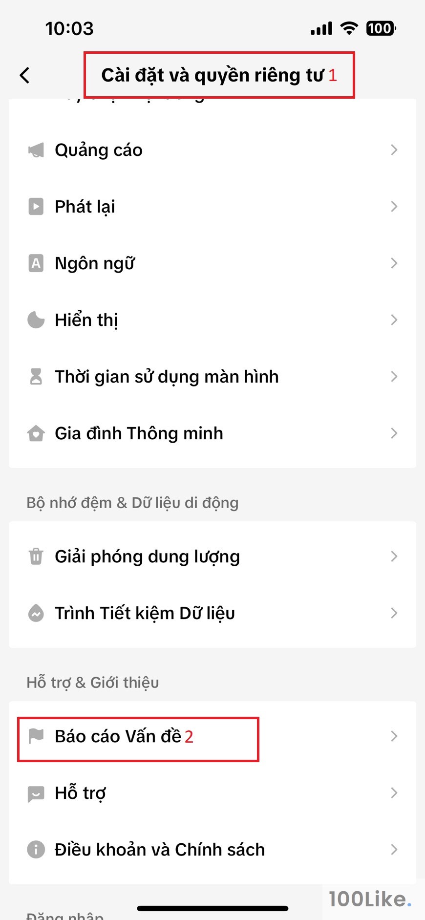 Cách báo cáo Tiktok