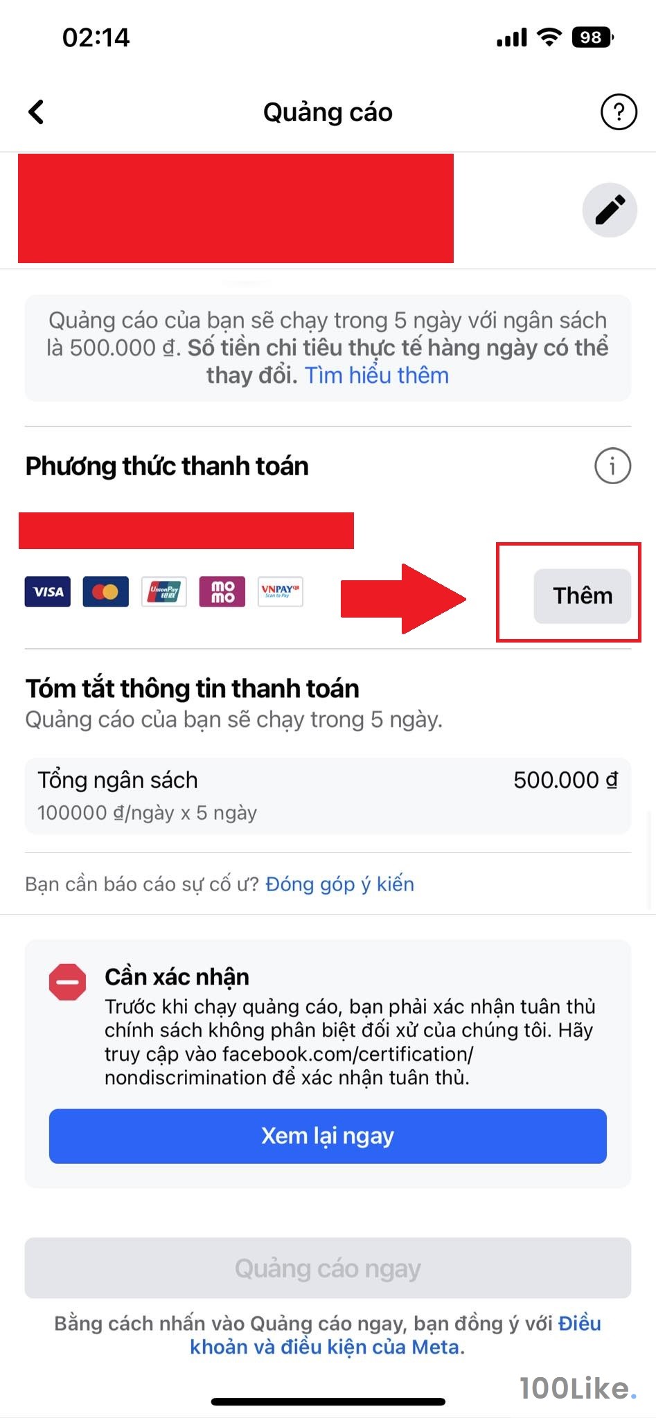 Chạy quảng cáo Facebook