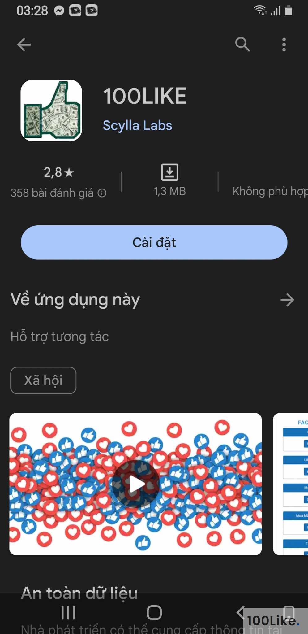 App tăng Follow Facebook 100Like