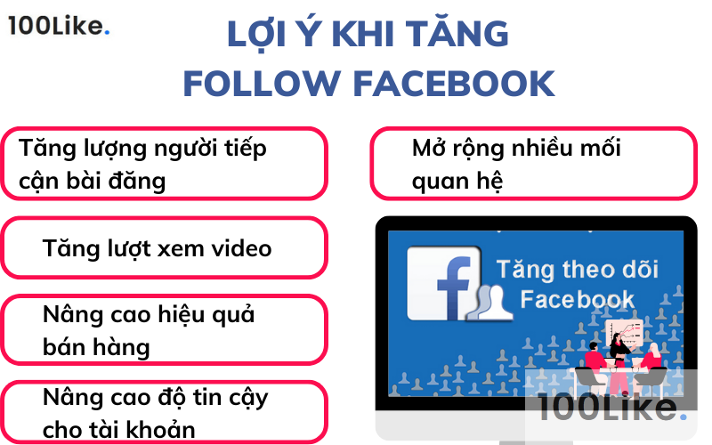 Lợi ý khi tăng Follow Facebook