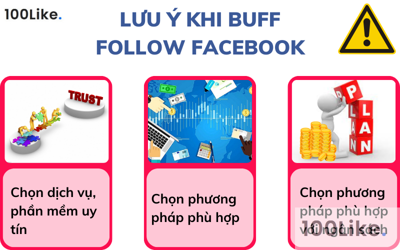 Lưu ý khi Buff Follow Facebook