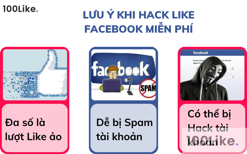 Lưu ý khi Hack Like Facebook miễn phí