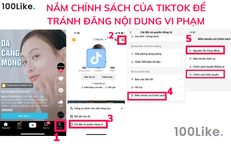 Nắm chính sách của Tiktok để tránh đăng nội dung vi phạm