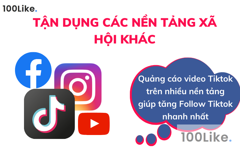 Tận dụng các nền tảng xã hội khác