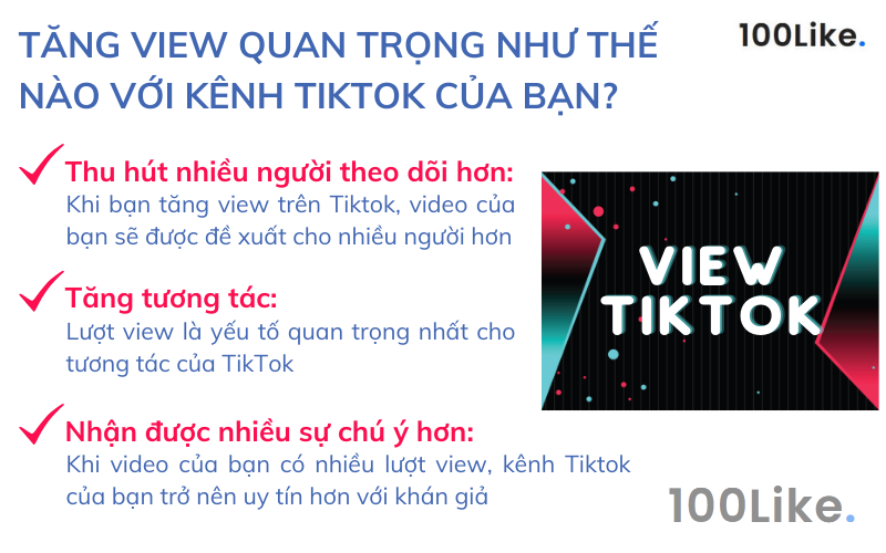 Tăng View quan trọng như thế nào với kênh Tiktok của bạn?